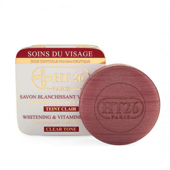 HT26 Lightening Soap Enriched With Carrot Oil / Savon Blanchissant Vitamine Enrichi en Huile de Carotte