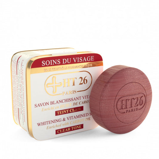 HT26 Lightening Soap Enriched With Carrot Oil / Savon Blanchissant Vitamine Enrichi en Huile de Carotte