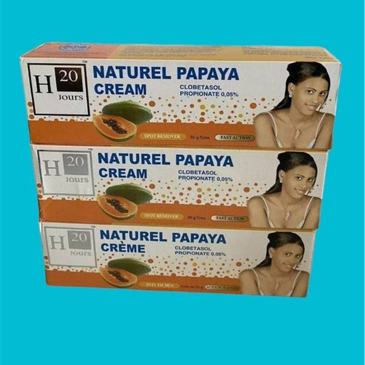 H20JOURS NATUREL PAPAYA CREAM 50G [pack of 3]